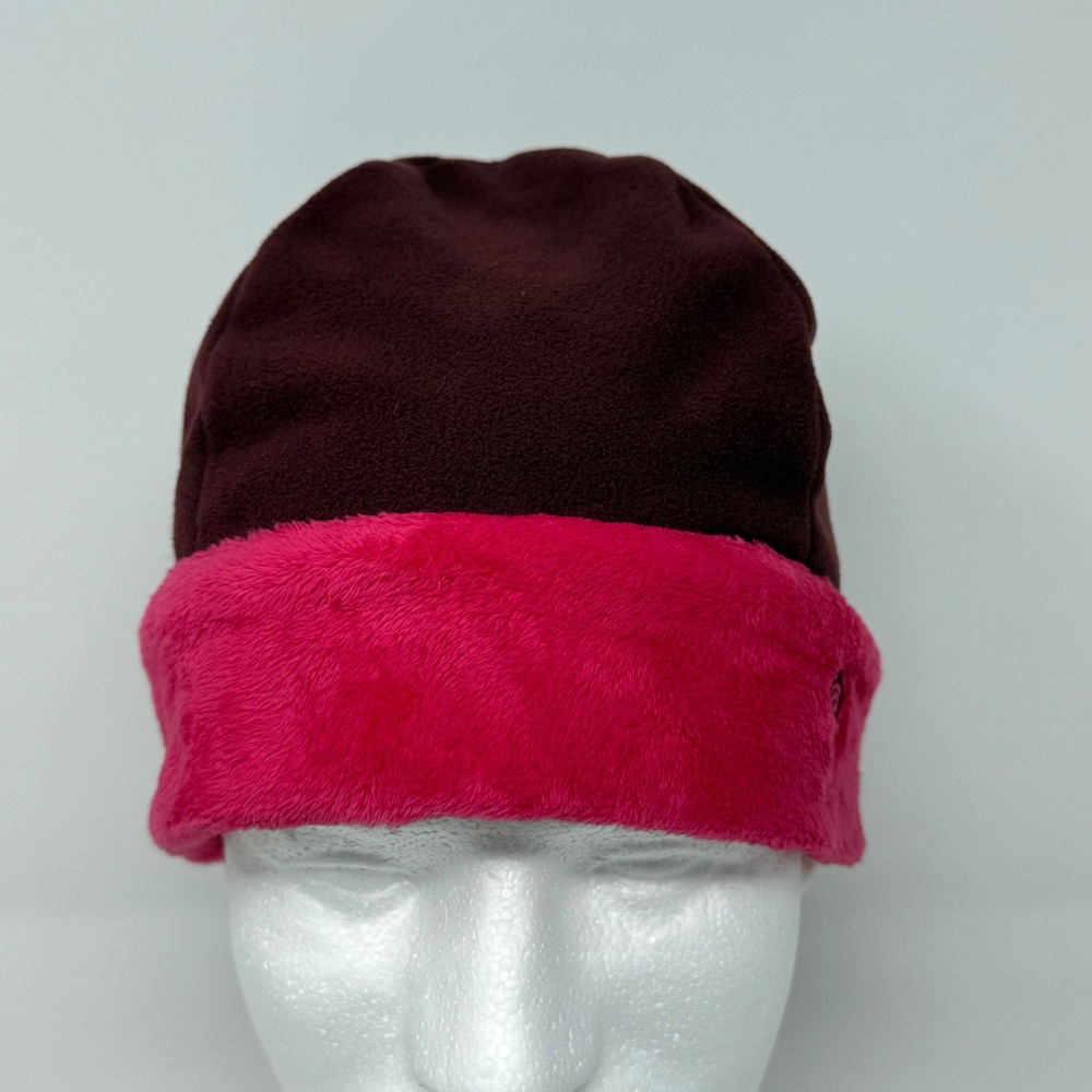 Mountain Hardwear Womens Fleece Beanie Burgundy Pink Winter Hat OL6205 Regular